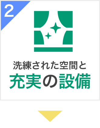 充実の設備